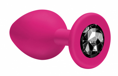 Anální kolík Emotions Cutie Small Pink black crystal 4011-02Lola