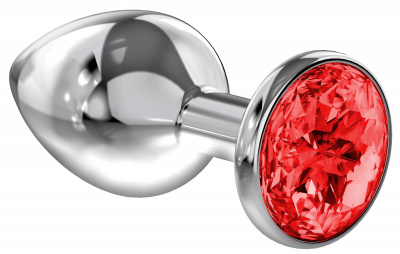Anální kolík Diamond Red Sparkle Large 4010-06Lola