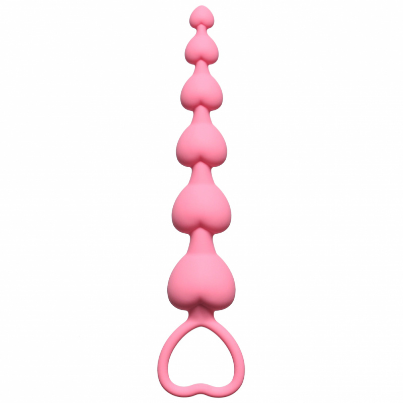 Anální kuličky Heart's Beads Pink 4101-01Lola