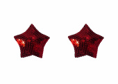 Nálepky na bradavky Burlesque Tempest Red 3636-04lola
