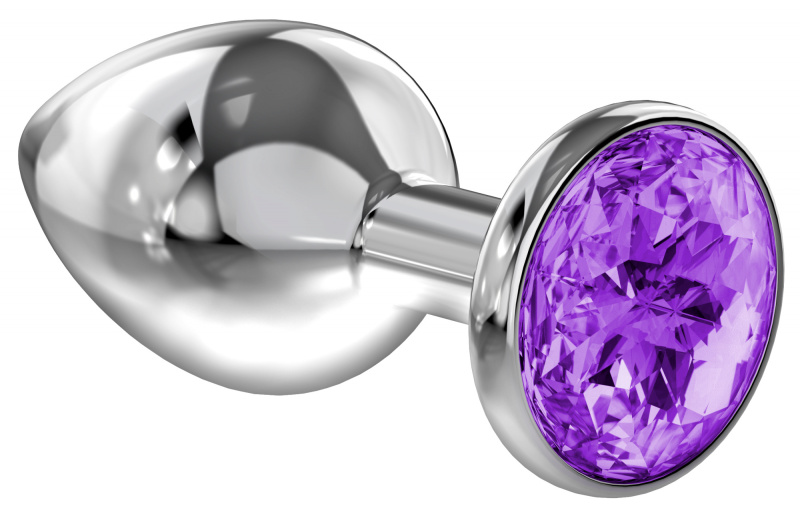Zvětšený anální kolík Diamond Purple Sparkle XL 4028-01lola