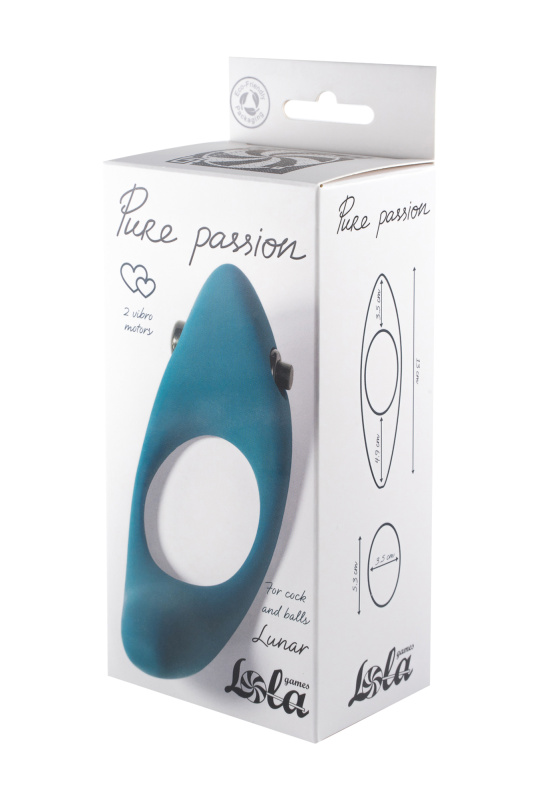 Vibrační erekční kroužek Pure Passion Lunar Green 1305-03lola