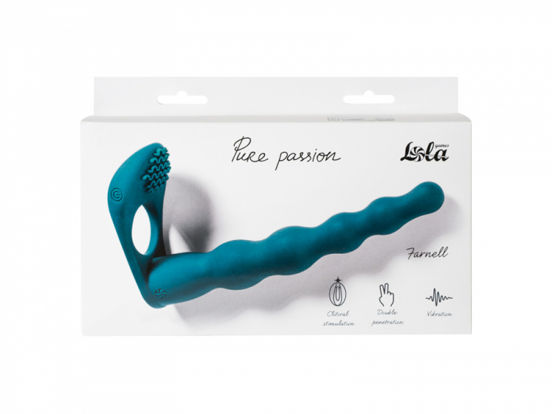 Vibrační nástavec pro dvojitou penetraci Passion Farnell Green 1203-03lola