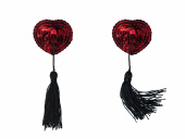 Nálepky na bradavky Burlesque Gipsy Red 3634-04lola