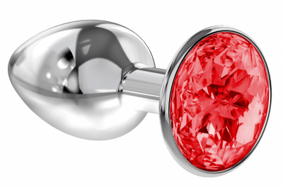 Anální kolík Diamond Red Sparkle Small 4009-06Lola