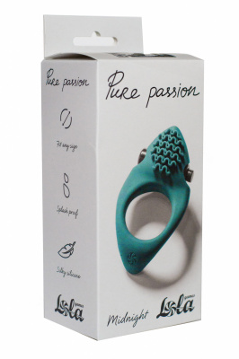 Vibrační erekční kroužek Pure Passion Midnight green 1300-03lola