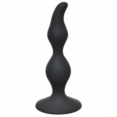 Anální kolík Curved Anal Plug Black 4105-03Lola