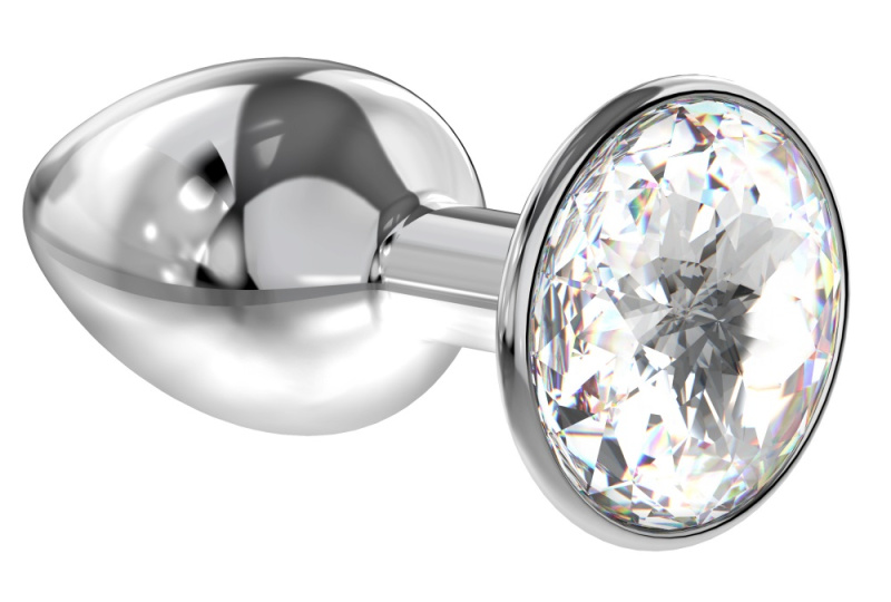 Zvětšený anální kolík Diamond Clear Sparkle XL 4028-02lola