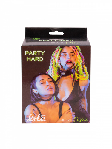 Obojek Party Hard Circus Black 1085-01lola