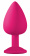 Anální kolík Emotions Cutie Large Pink black Crystal 4013-01Lola