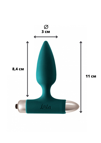 Vibrační anální kolík Spice it up New Edition Glory Dark green 8015-02Lola