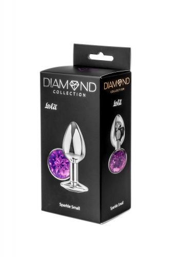 Anální kolík Diamond Purple Sparkle Small 4009-05Lola