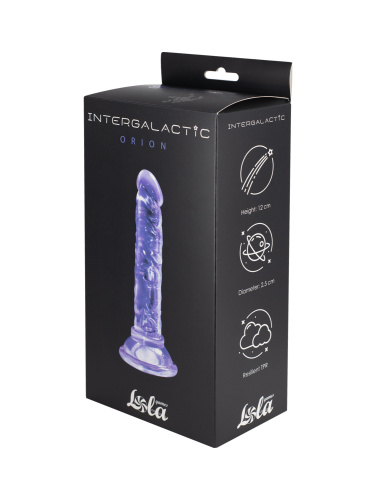 Transparent dildo Intergalactic Orion Purple 7085-02lola