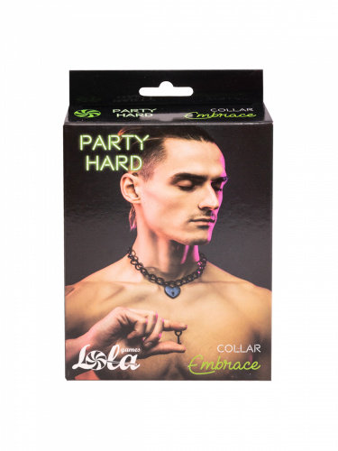 Obojek Party Hard Embrace Black 1093-02lola
