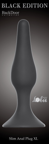 Slim Anal Plug XL Black 4204-01Lola