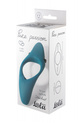 Vibrační erekční kroužek Pure Passion Stardust Green 1304-03lola