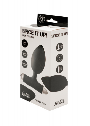 Vibrační anální kolík Spice it up New Edition Perfection Black 8014-01Lola