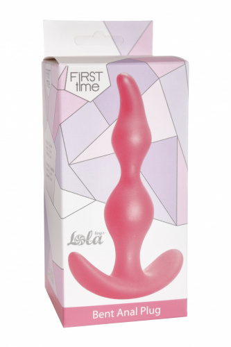 Anální kolík Bent Anal Plug Pink 5002-01lola