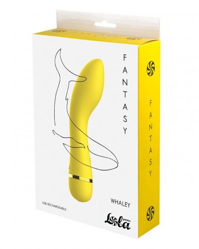 Dobíjecí pružný vibrátor Fantasy Whaley Yellow 7911-01lola