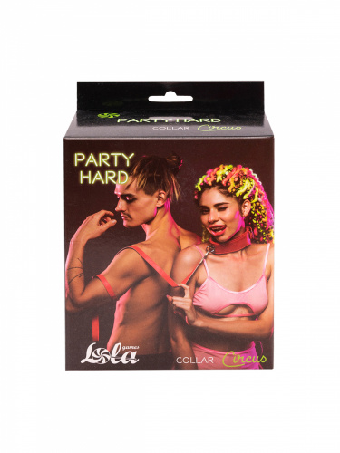 Obojek Party Hard Circus Red 1085-02lola