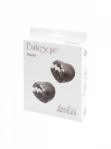 Nálepky na bradavky Burlesque Rand Silver 3633-01lola