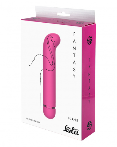 Dobíjecí pružný vibrátor Fantasy Flamie Pink 7912-02lola