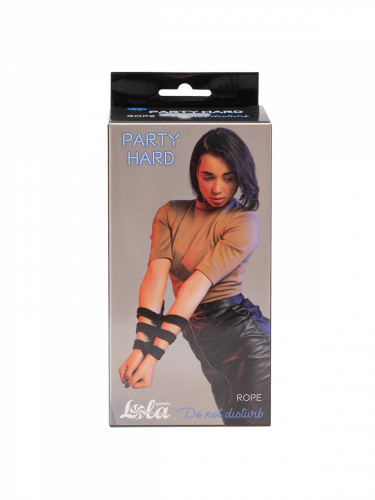 Lano Party Hard Do Not Disturb Black 1157-01lola