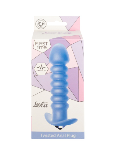 Anální vibrační kolík Twisted Blue 5007-02lola