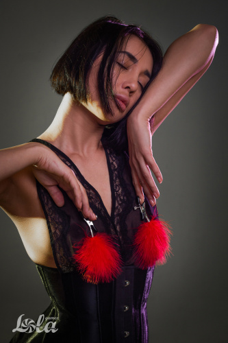 Svorky na bradavky Party Hard Euphoric Red 1131-02lola