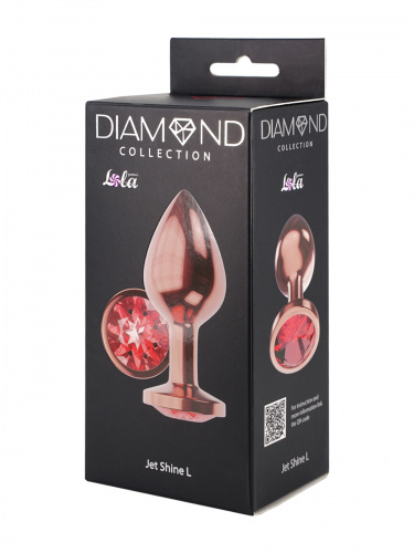 Anální kolík Diamond Ruby Shine L 4024-02lola