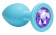 Anální kolík Emotions Cutie Medium Turquoise light purple crystal 4012-04Lola