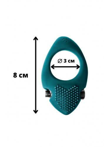 Vibrační erekční kroužek Pure Passion Sunset Green 1302-03lola