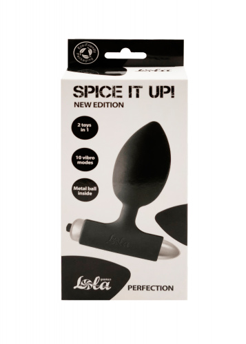 Vibrační anální kolík Spice it up New Edition Perfection Black 8014-01Lola