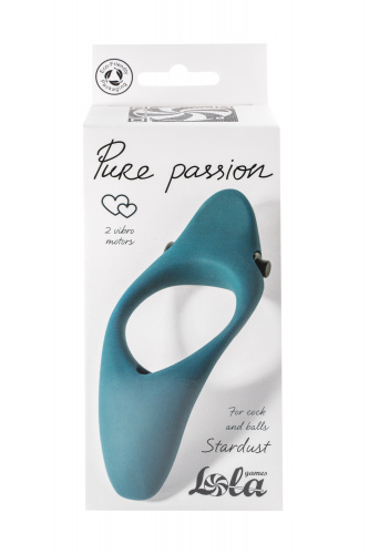 Vibrační erekční kroužek Pure Passion Stardust Green 1304-03lola