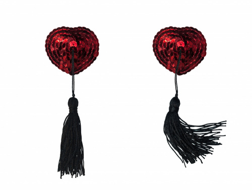 Nálepky na bradavky Burlesque Gipsy Red 3634-04lola