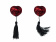 Nálepky na bradavky Burlesque Gipsy Red 3634-04lola