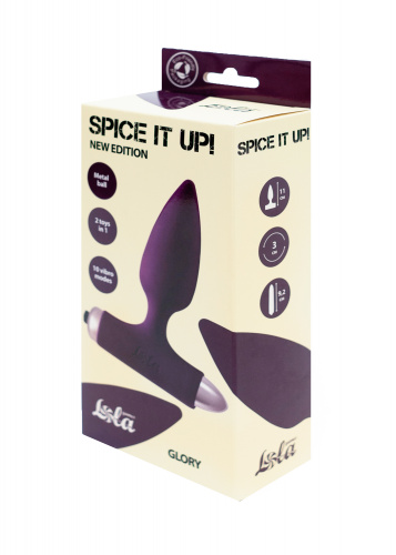 Vibrační anální kolík Spice it up New Edition Glory Ultraviolet 8015-04Lola