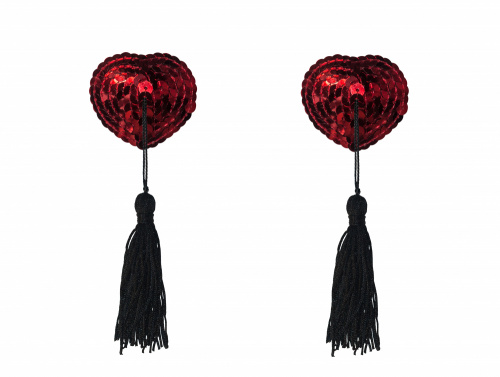 Nálepky na bradavky Burlesque Gipsy Red 3634-04lola