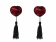 Nálepky na bradavky Burlesque Gipsy Red 3634-04lola