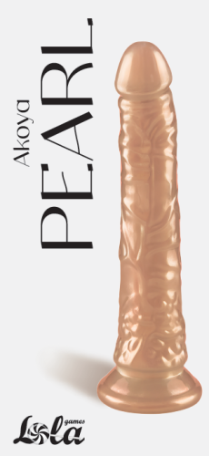 Perleťové dildo Akoya Pearl Pink 9903-02lola