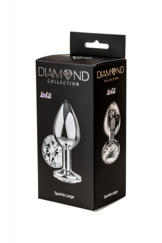 Anální kolík Diamond Clear Sparkle Large 4010-01Lola