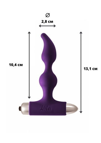 Vibrační anální kolík Spice it up New Edition Elation Ultraviolet 8018-04Lola