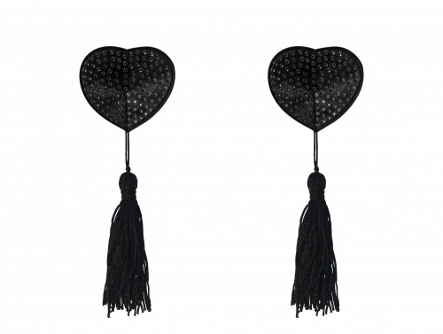 Nálepky na bradavky Burlesque Evans Black 3635-01lola
