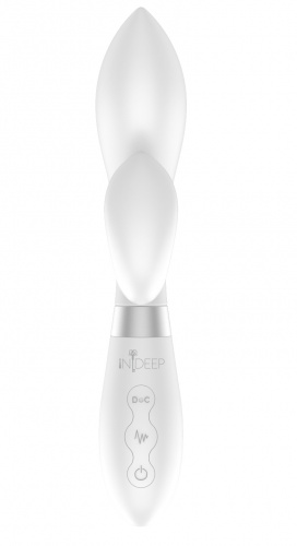 Dobíjecí vibrátor Indeep Juna White 7700-07indeep