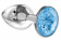 Anální kolík Diamond Light blue Sparkle Small 4009-04Lola