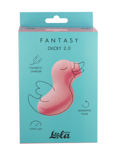 Dobíjecí stimulátor klitorisu Fantasy Ducky 2.0 Pink 7913-02lola