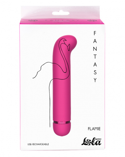Dobíjecí pružný vibrátor Fantasy Flamie Pink 7912-02lola