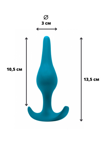 Anální kolík Spice it up Smooth Aquamarine 8008-03lola