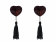 Nálepky na bradavky Burlesque Evans Red 3635-03lola