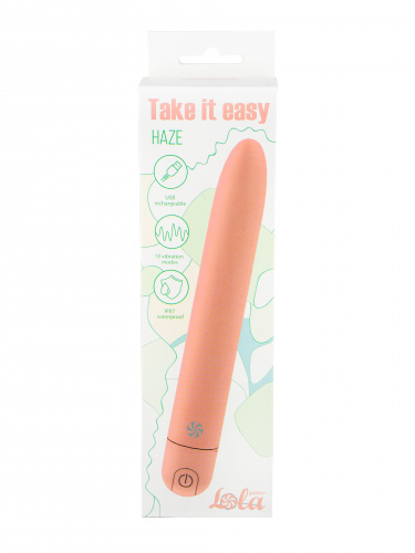 Dobíjecí vibrátor Take it easy Haze Peach 9025-01lola
